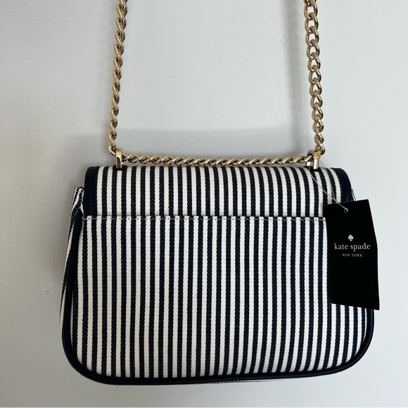 ❤️ kate spade new york NWT Carey Flap Shoulder Bag striped - Picture 2 of 10